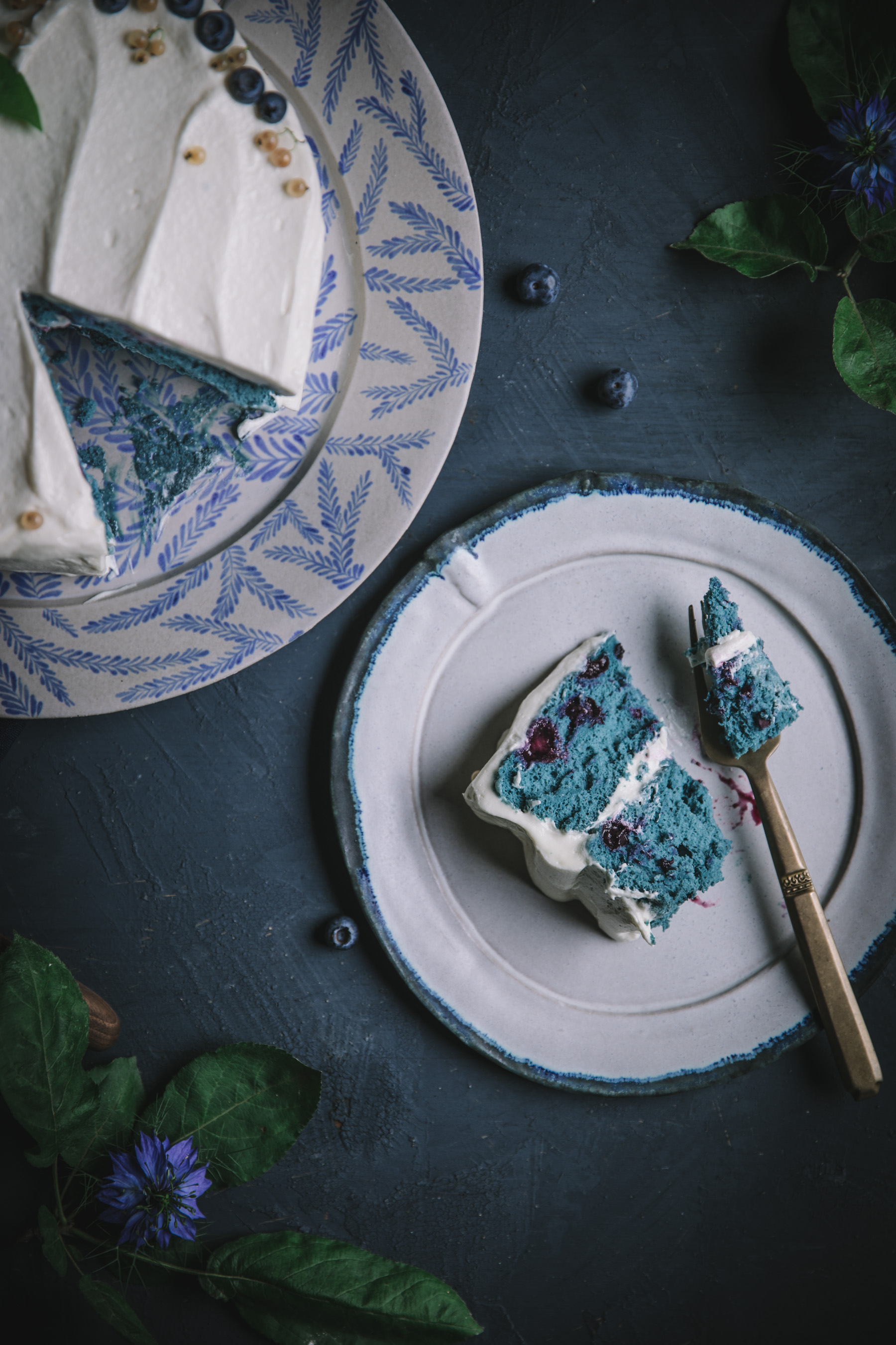Blue Velvet Cake with Cream Cheese Frosting