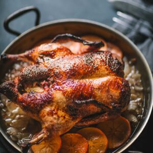 Duck a L'Orange with Persimmon