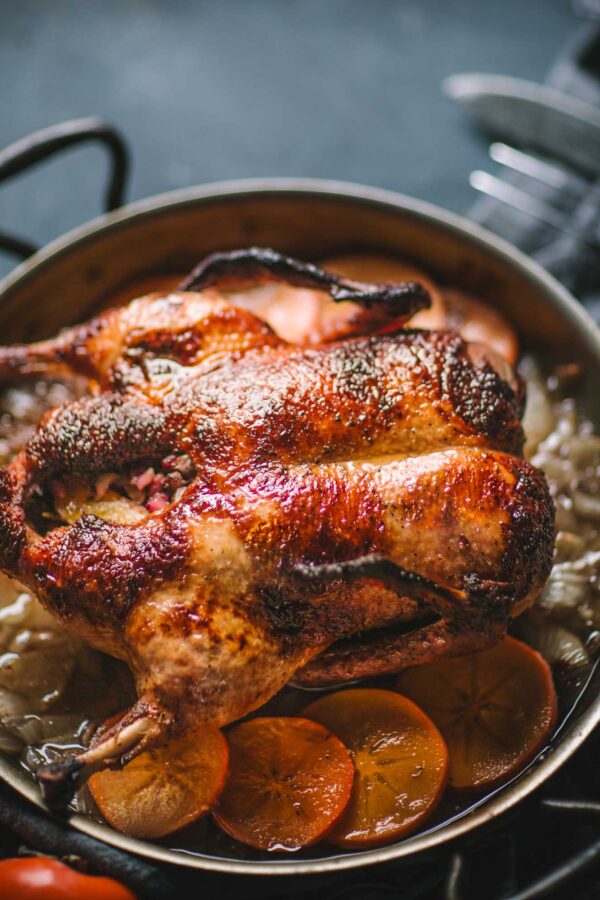 Duck a L'Orange with Persimmon