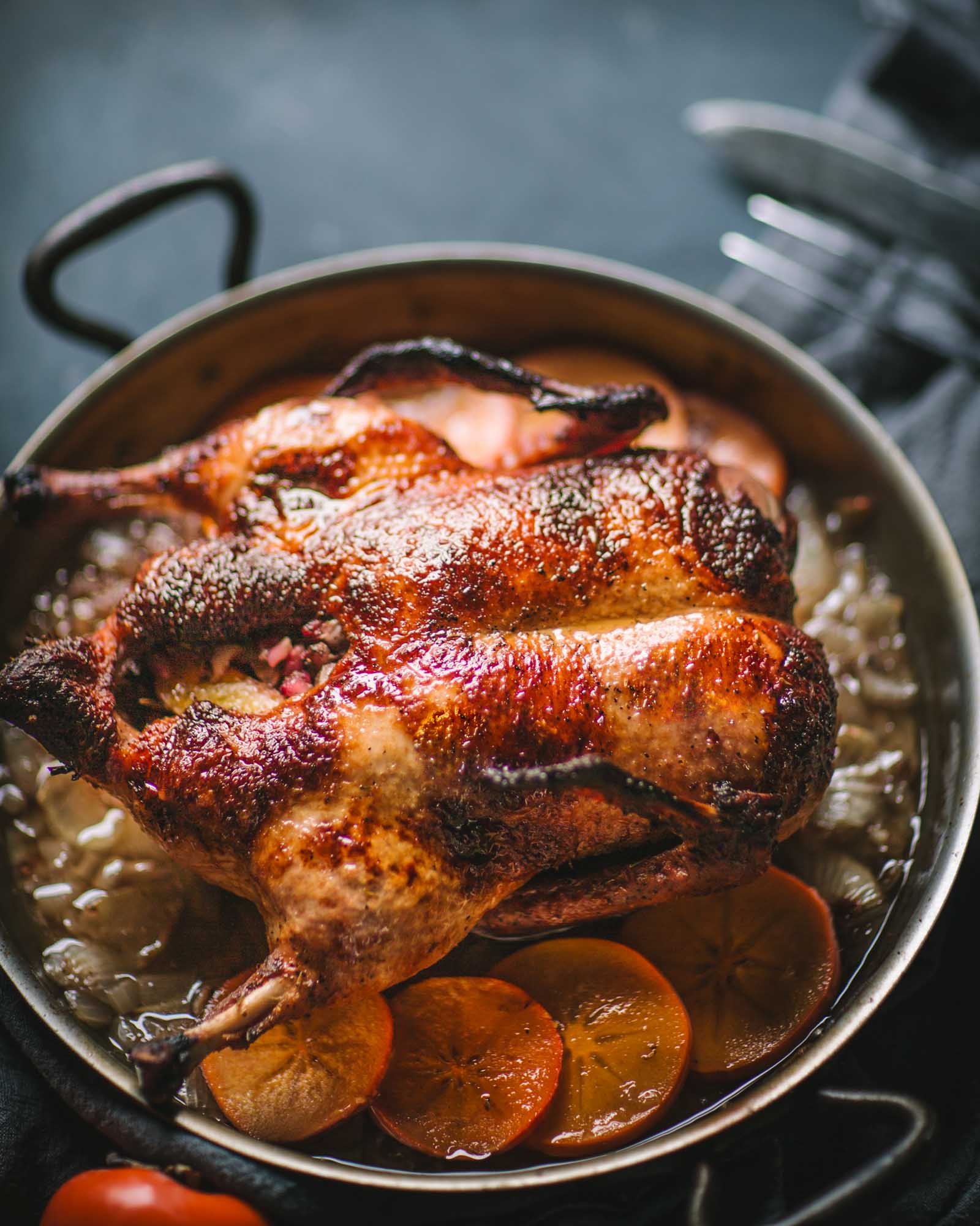 Duck a L'Orange with Persimmon