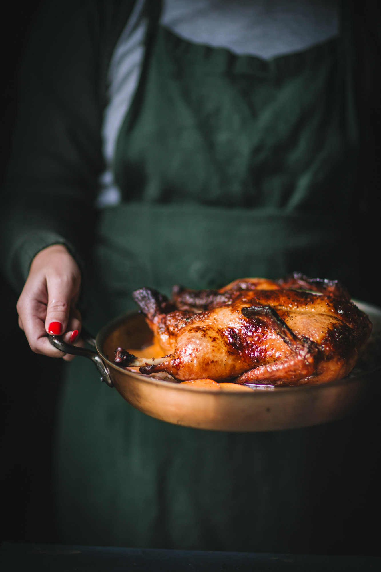 Duck a L'Orange with Persimmon