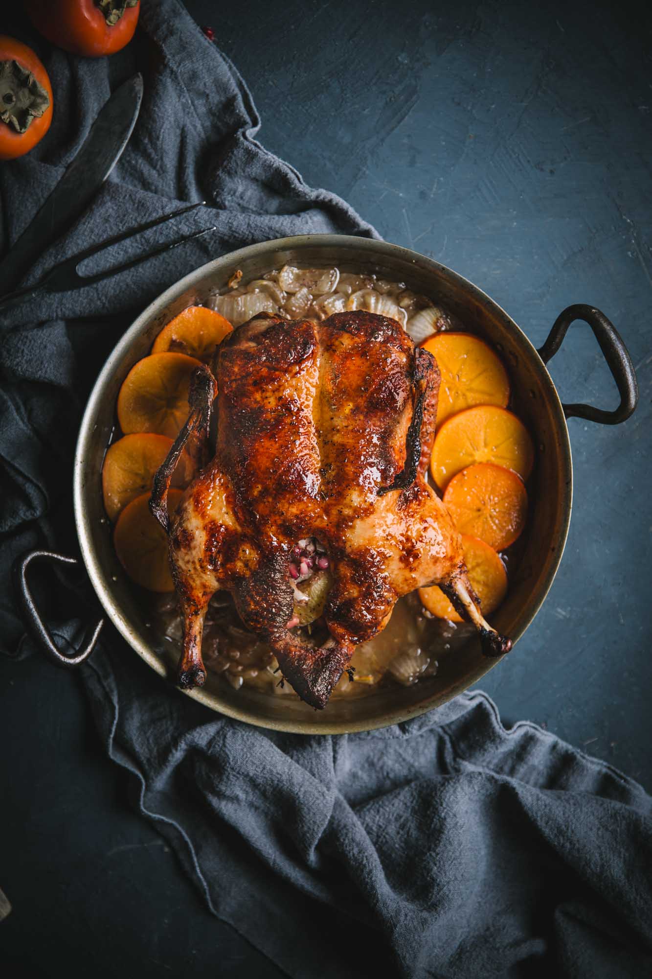 Duck a L'Orange with Persimmon
