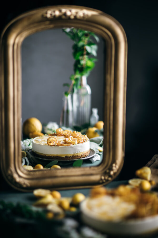 Lemon Ginger Cheesecake