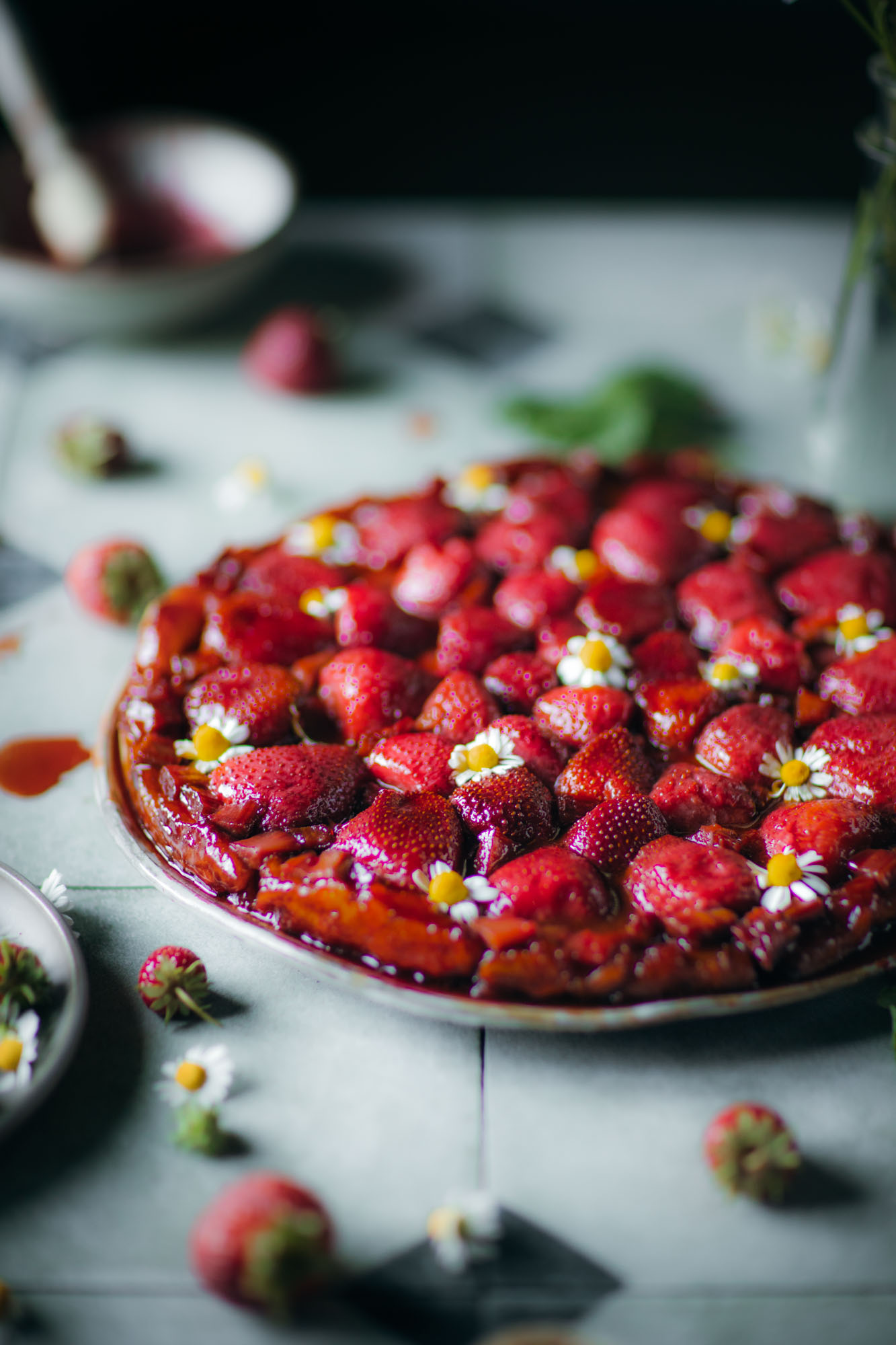 Strawberry Chamomile Pastry