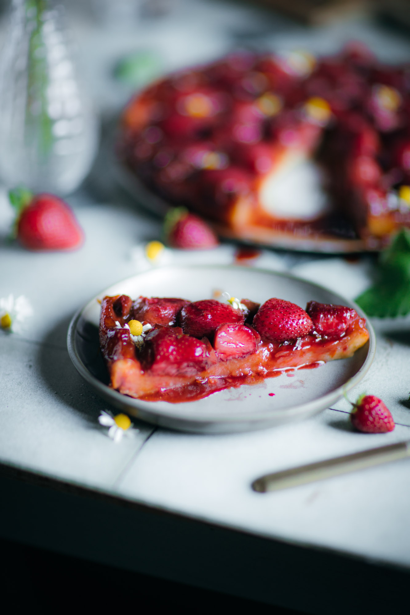 Sliced Strawberry Pastry