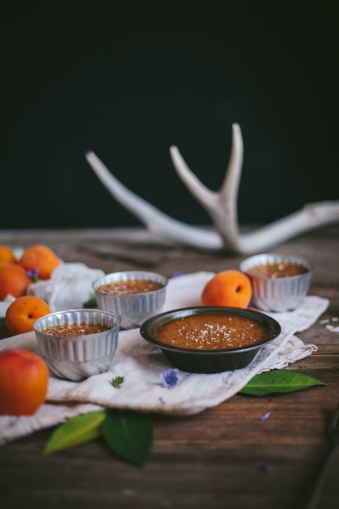 Salted Caramel and Apricot Pots de Creme | Adventures in Cooking