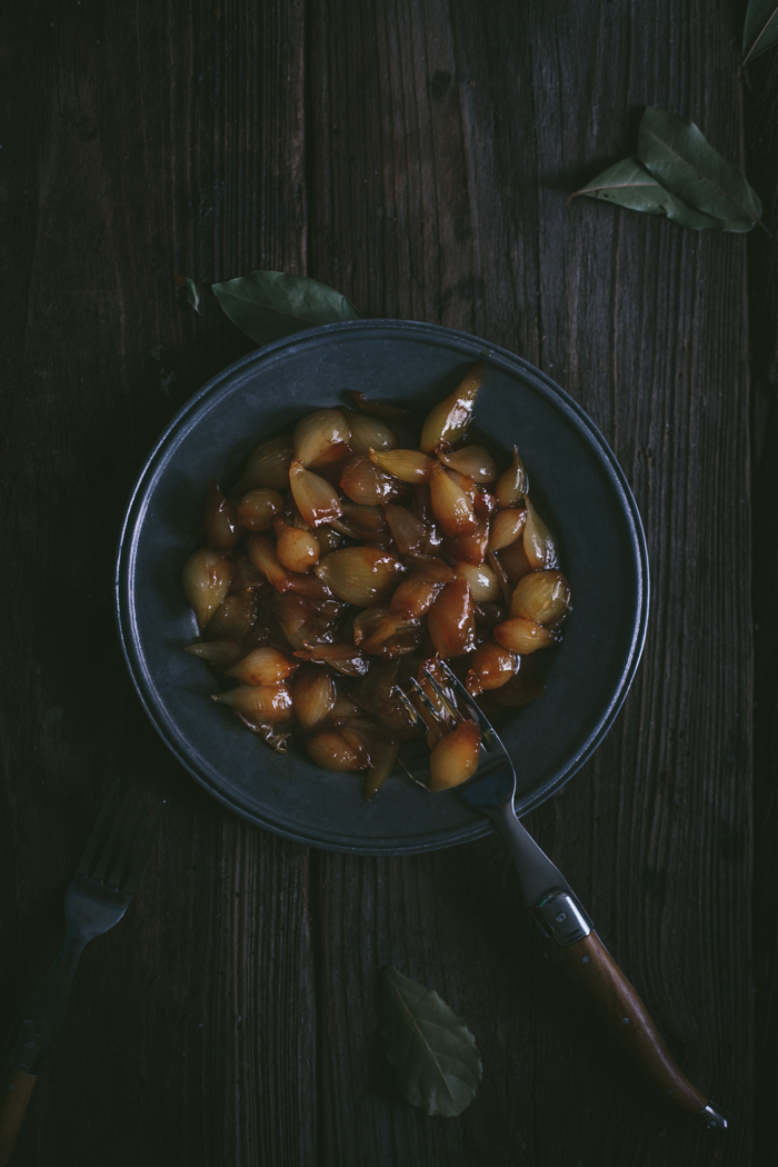 Balsamic Caramelized Pearl Onions by Eva Kosmas Flores | Adventures in Cooking