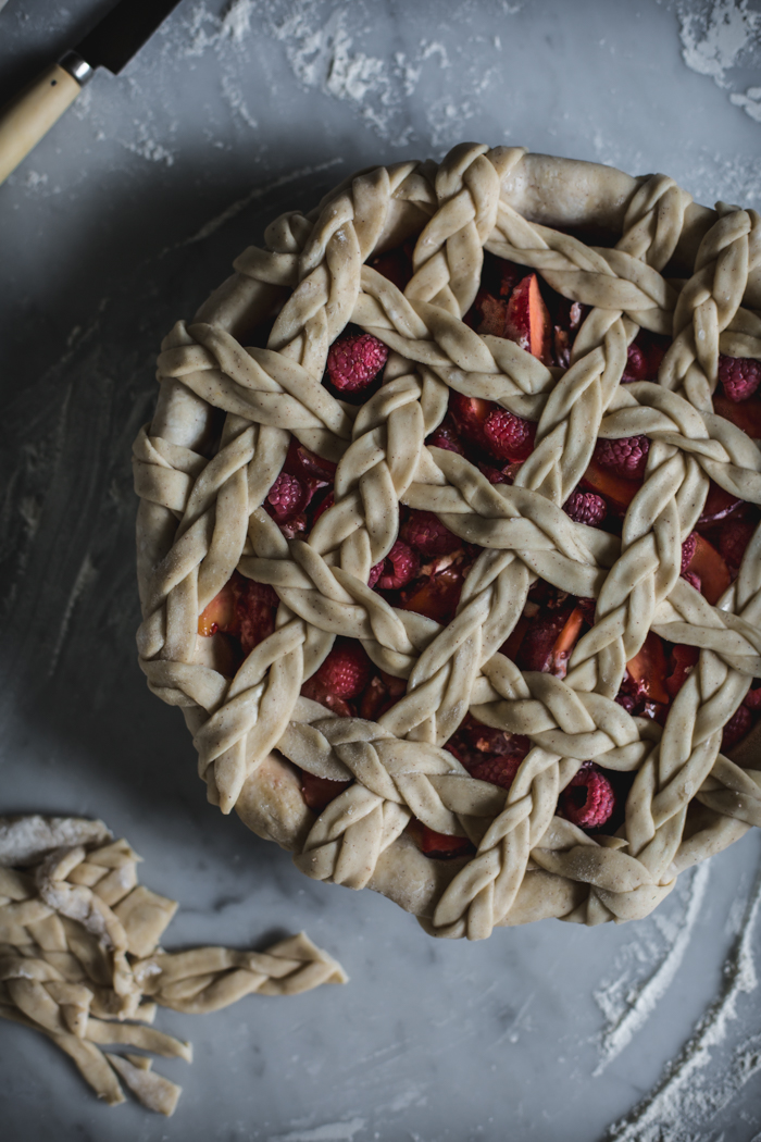 Golden Syrup Peach Pie by Eva Kosmas Flores | Adventures in Cooking