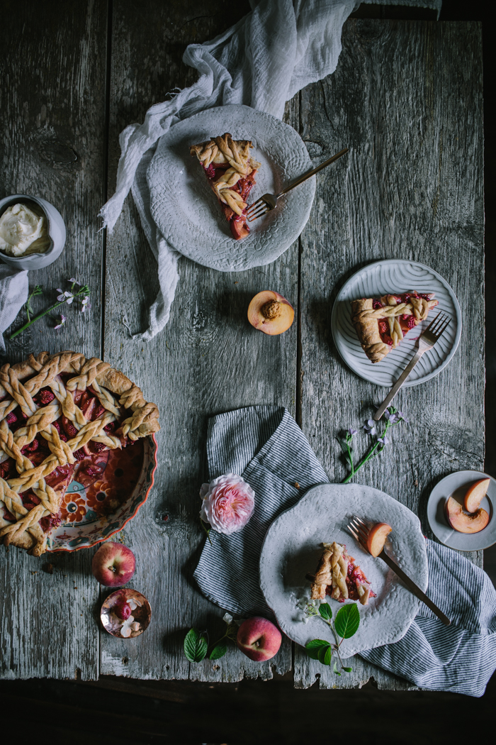 Golden Syrup Peach Pie by Eva Kosmas Flores
