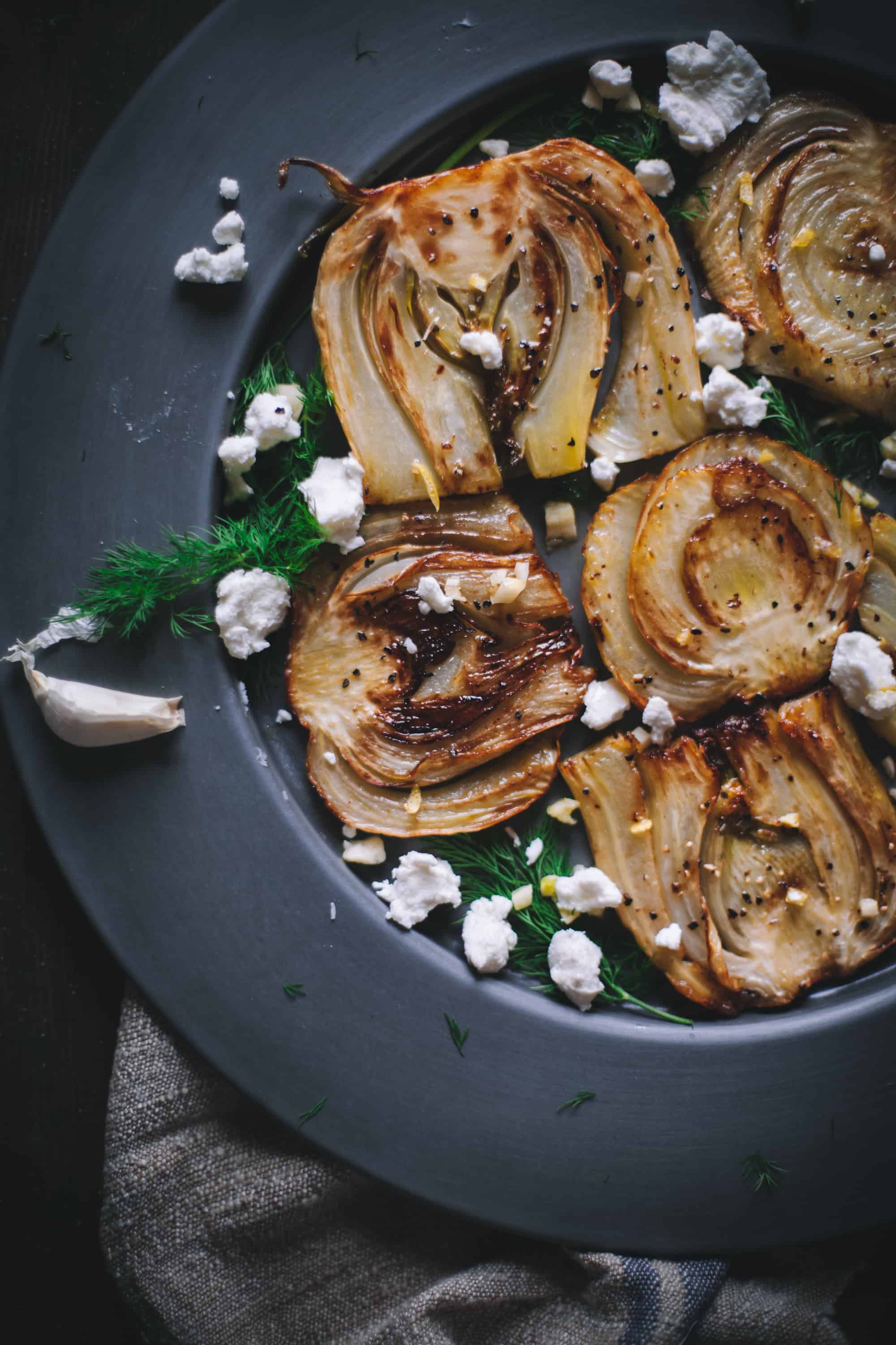 Caramelized Fennel Bulbs With Goat's Cheese by Eva Kosmas Flores