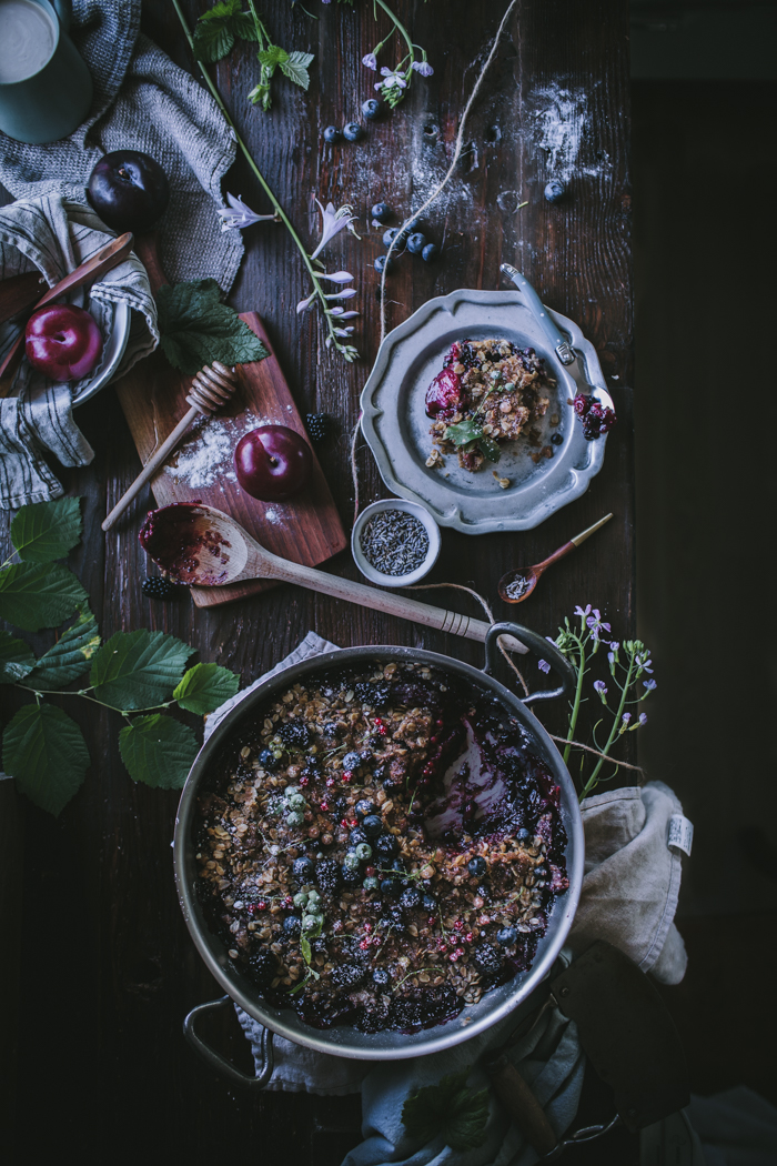 Plum & Summer Berry Lavender Crisp + A Copper Giveaway by Eva Kosmas Flores