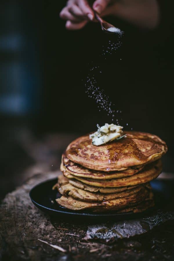 Pumpkin Mascarpone Pancakes