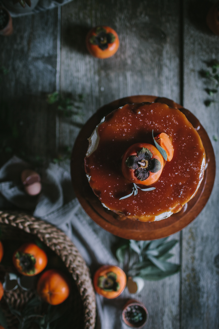 Six Years of Adventures in Cooking + Persimmon Cake with Brown Butter Icing and Salted Creme Fraiche Caramel by Eva Kosmas Flores