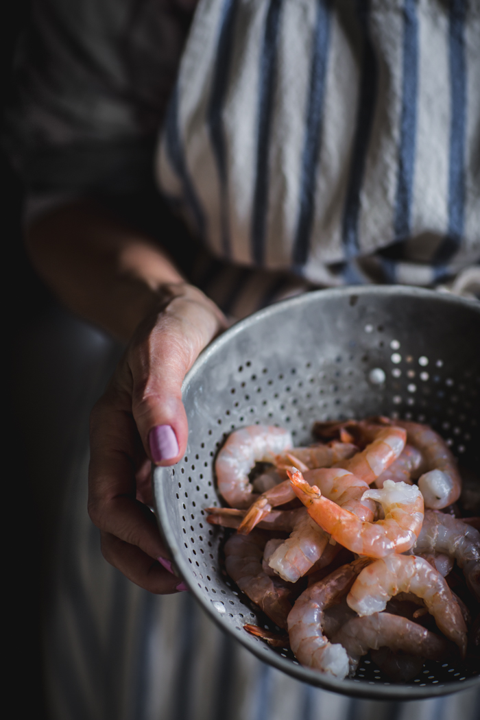 Garlic Shrimp by Eva Kosmas Flores | Adventures in Cooking