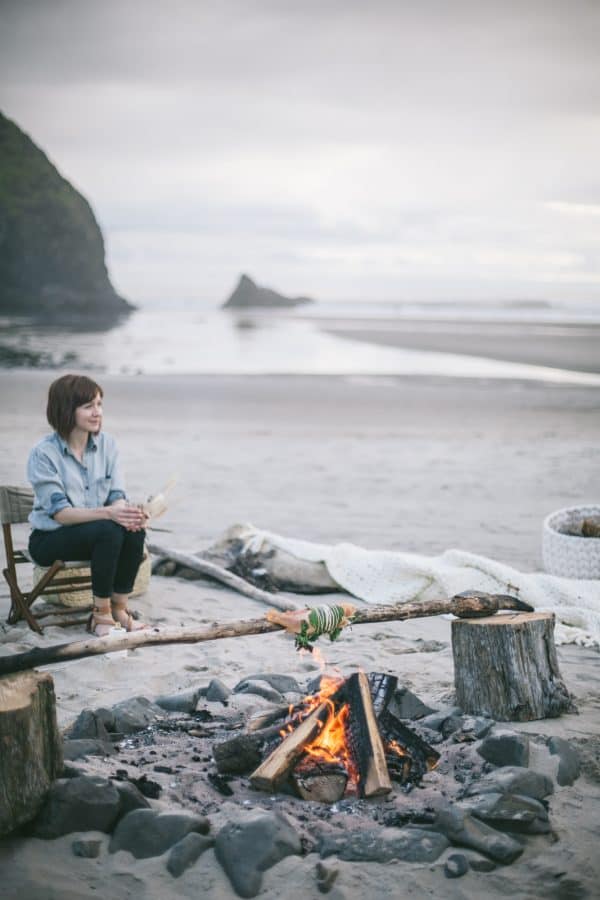 Fire Roasted Trout with Lemon and Herbs by Eva Kosmas Flores
