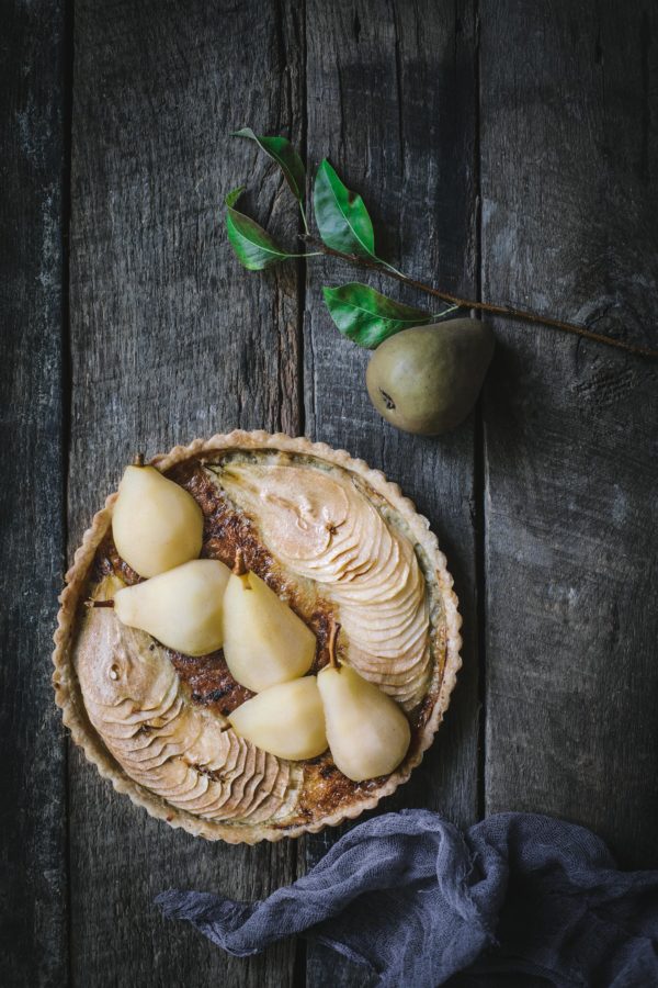 Pear Tart by Eva Kosmas Flores