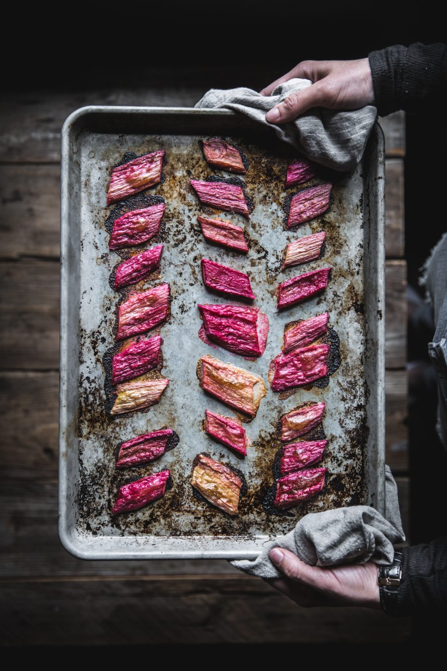 Rhubarb, Chèvre and Caramelized Onion Grilled Cheese Adventures in