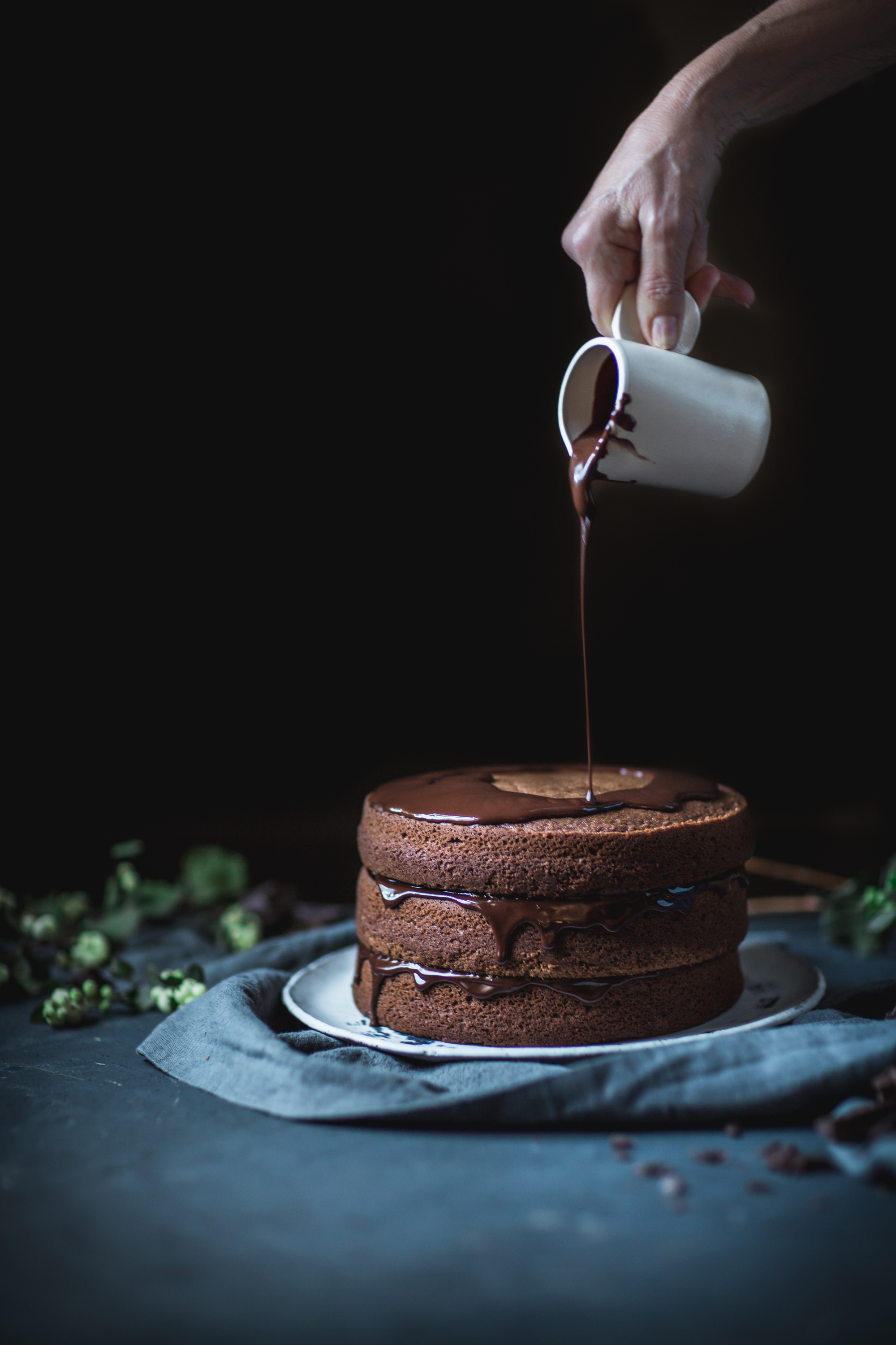 Chocolate Buttermilk Espresso Cake by Eva Kosmas Flores