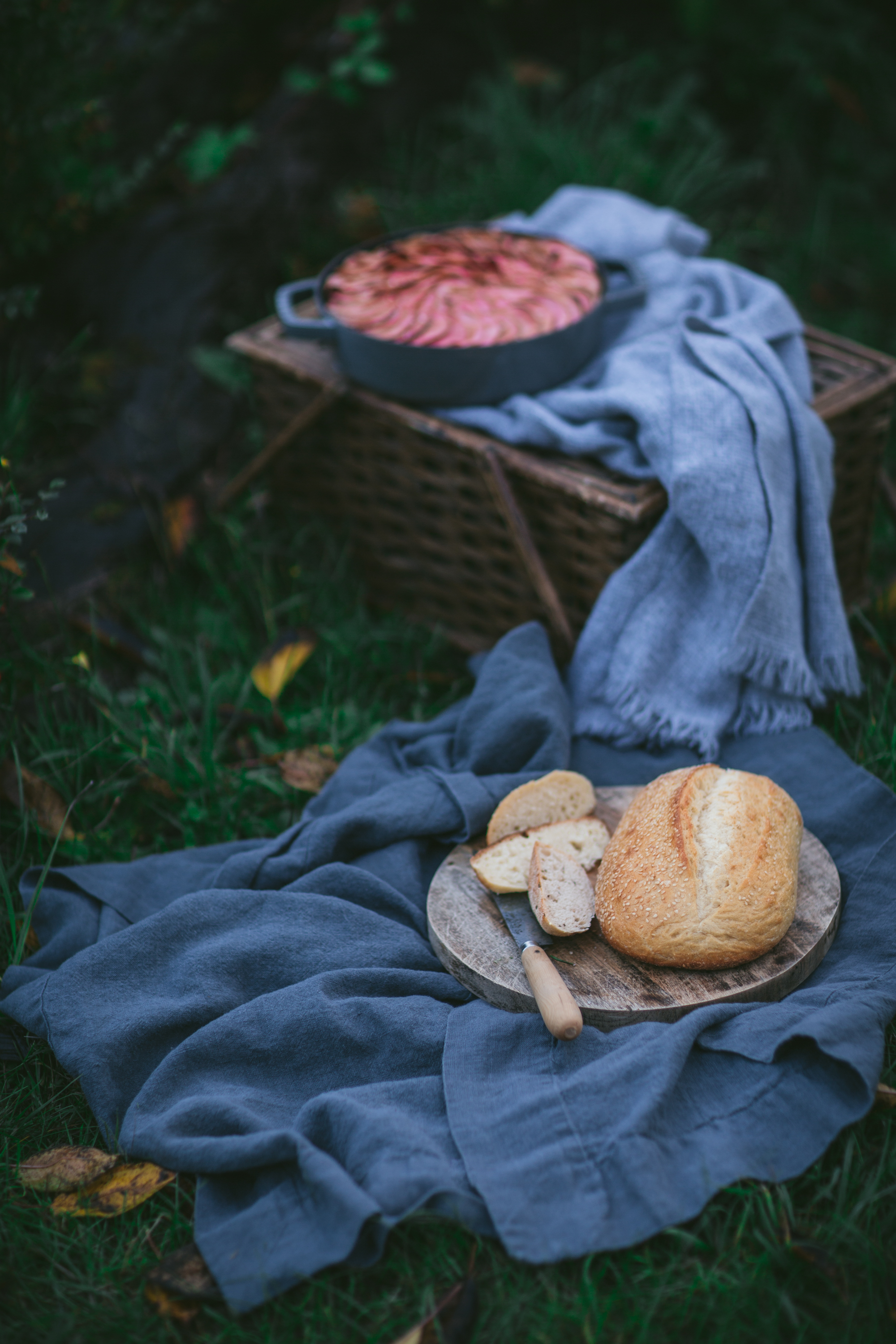 Apple Raisin Pecan Bread Pudding With Salted Caramel Drizzle With La Brea Bakery by Eva Kosmas Flores