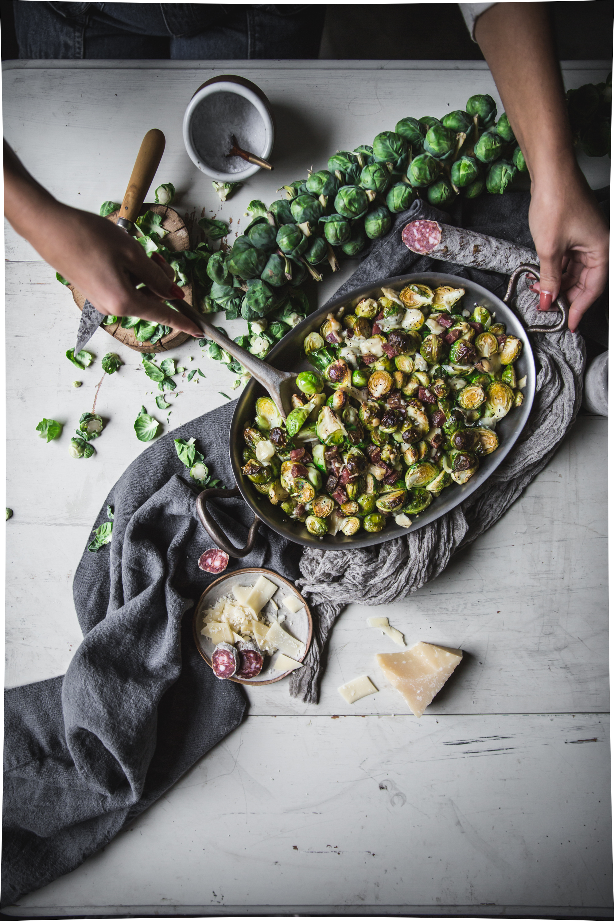 How to Make Roasted Brussel Sprouts by Eva Kosmas Flores