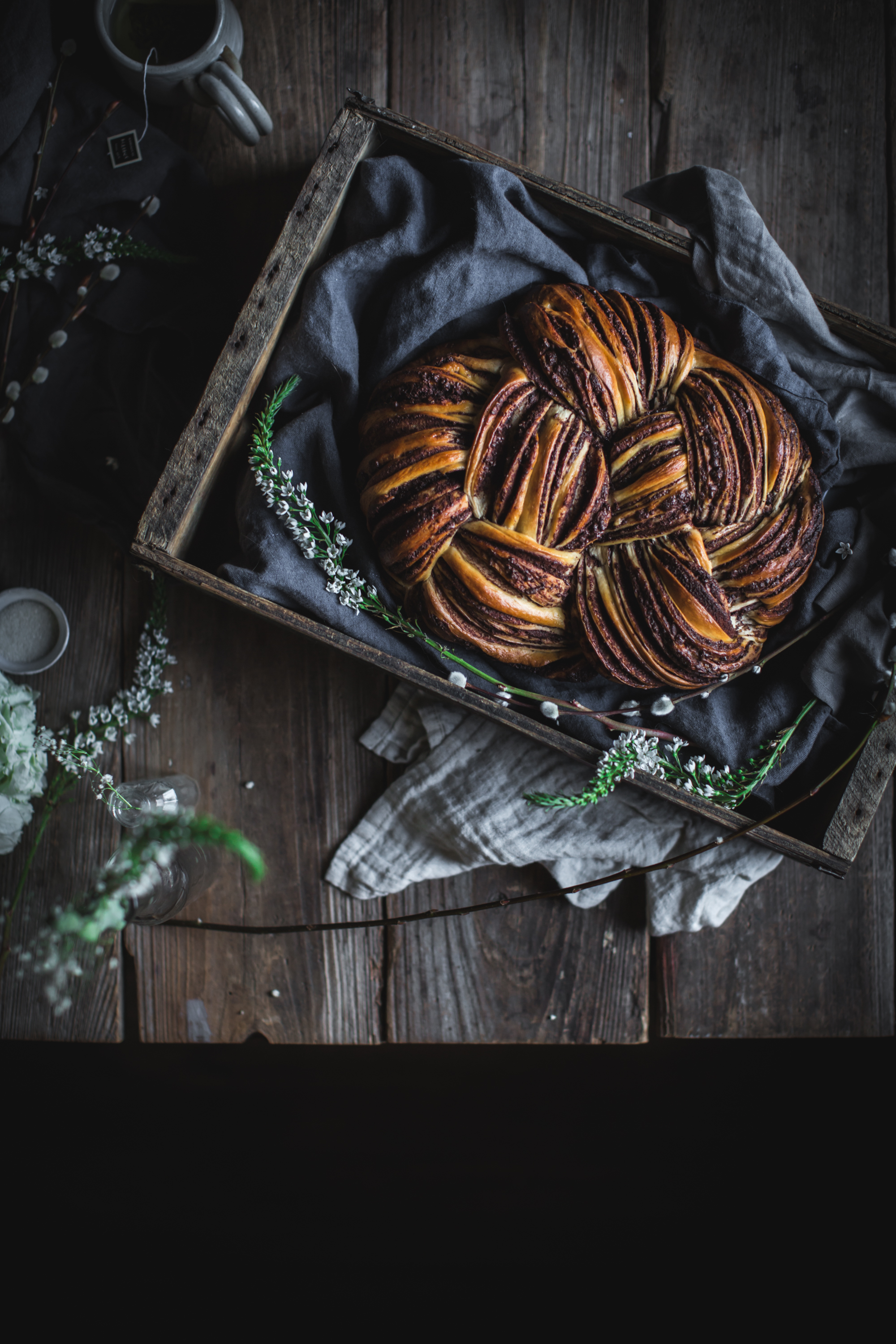Woven Chocolate Cinnamon Bread by Eva Kosmas Flores