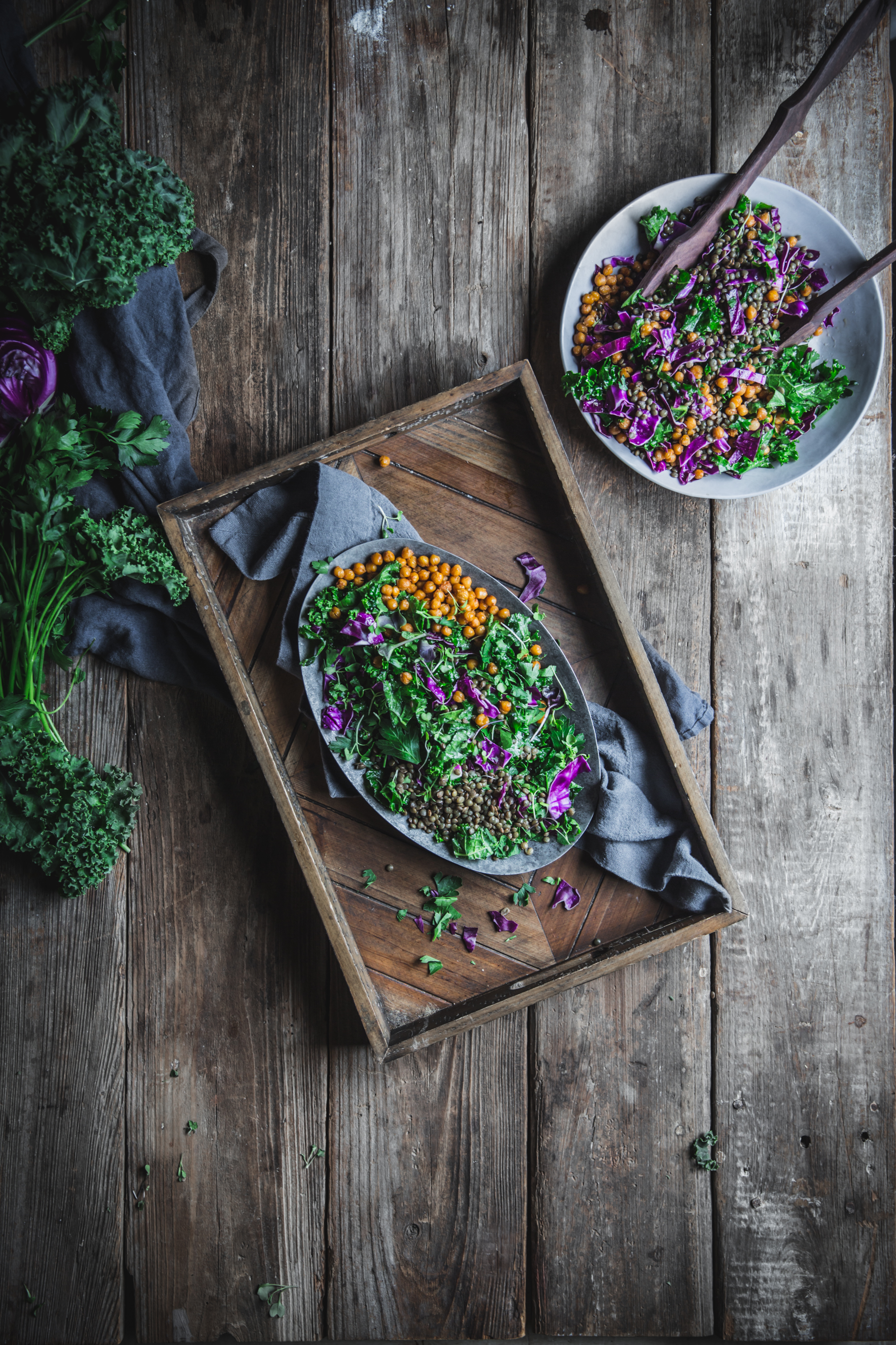 A simple healthy delicious plant protein salad recipe perfect summer spring
