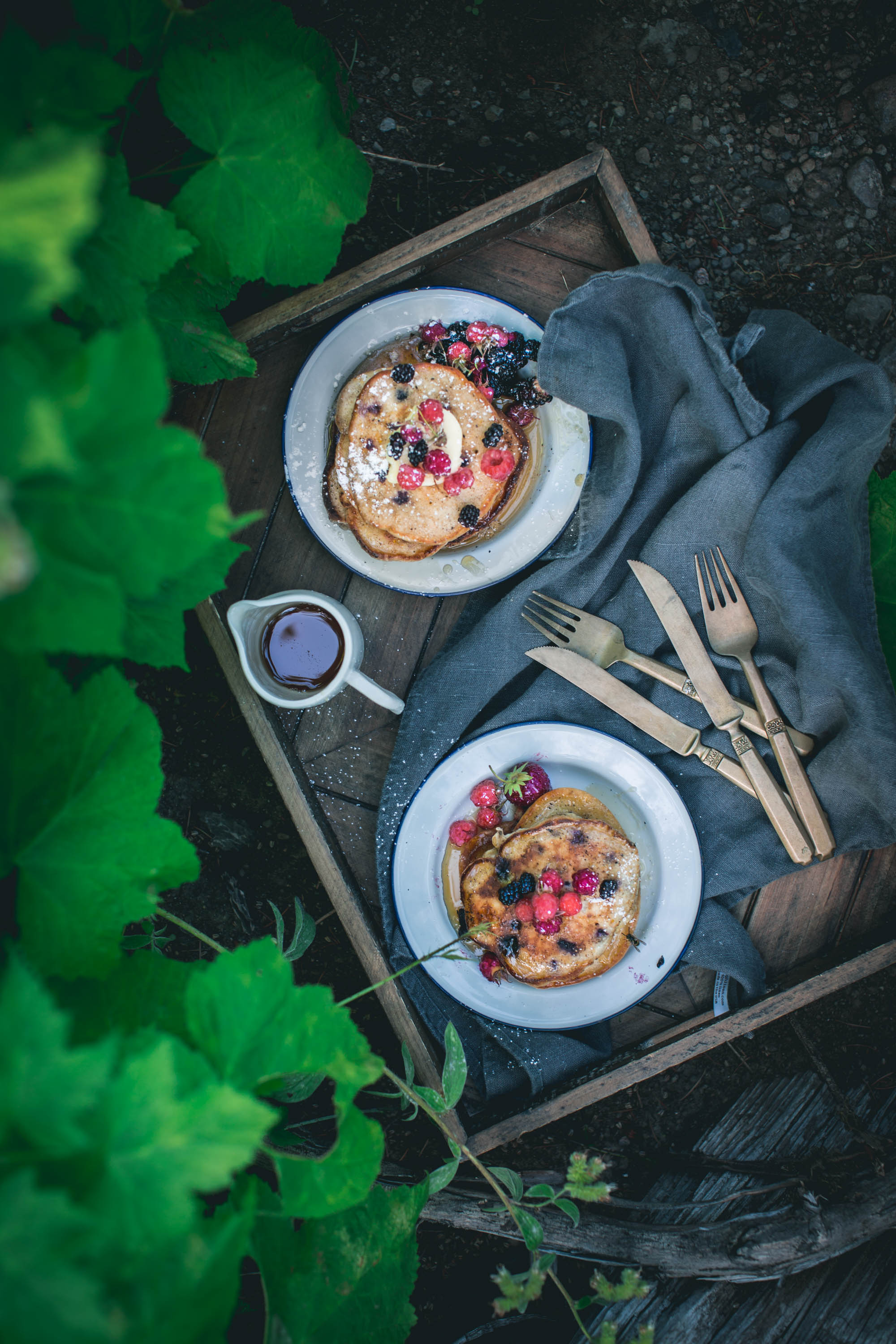 blackberry, cornbread, summer, camping, guide, pancakes, breakfast, cast, iron, cooking, columbia, river, gorge, homestead, pacific, northwest