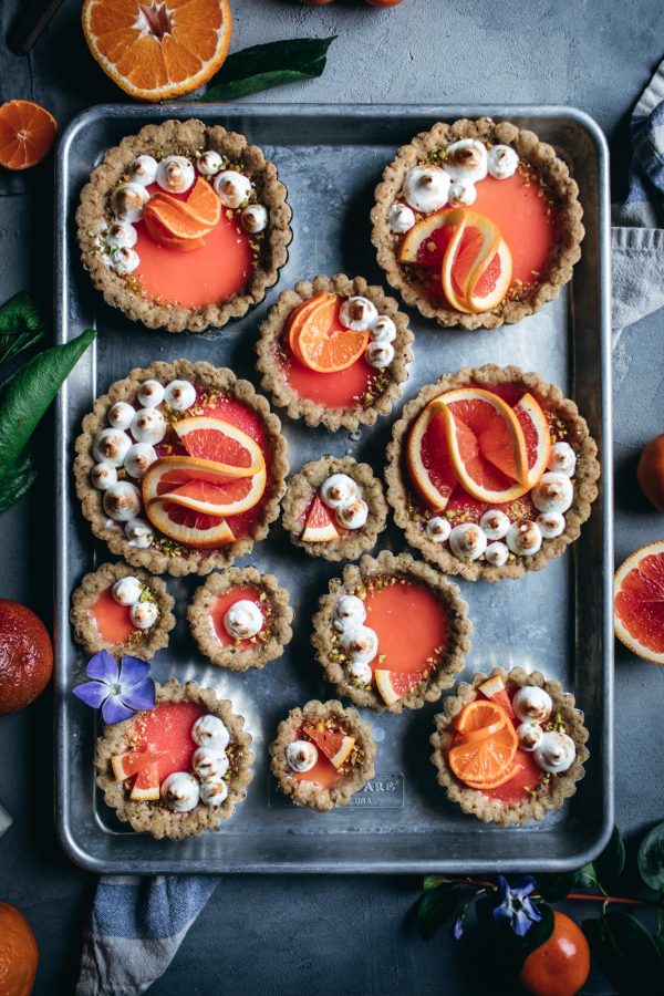 Citrus Panna Cotta Tarts