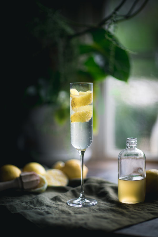 Ginger French 75 Cocktail
