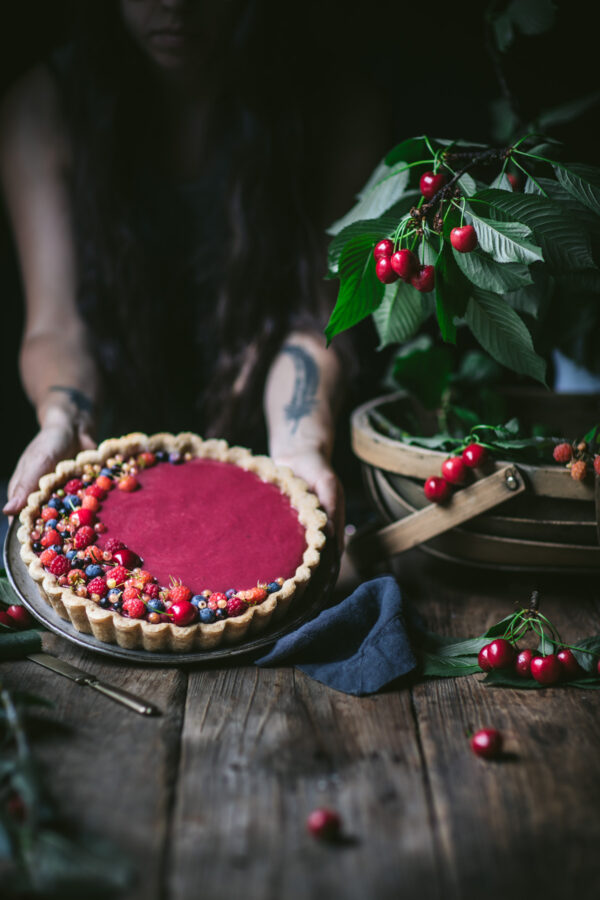 Berry Curd Tart