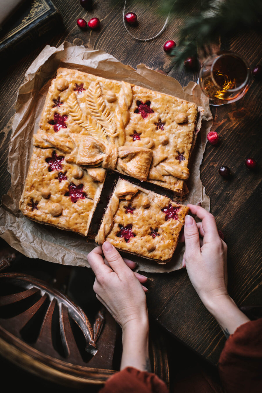 Cranberry Raspberry Tart | Adventures in Cooking