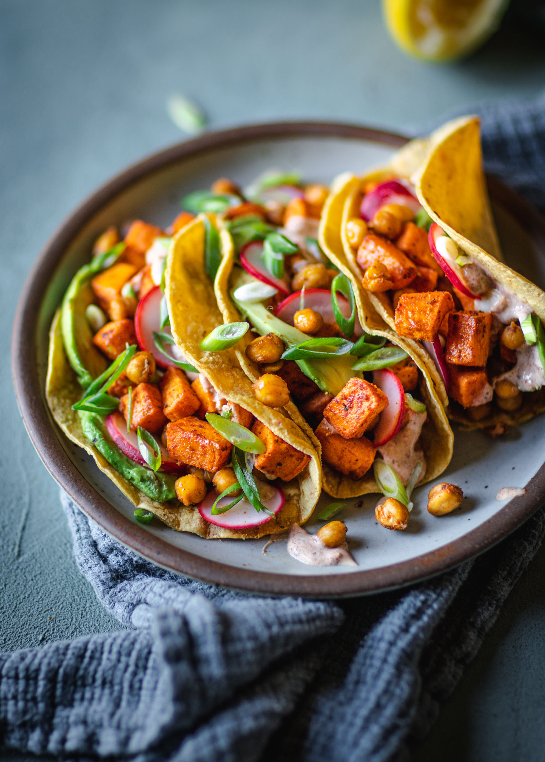 Sweet Potato and Chickpea Tacos