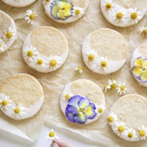 Chamomile Tea Shortbread Cookies