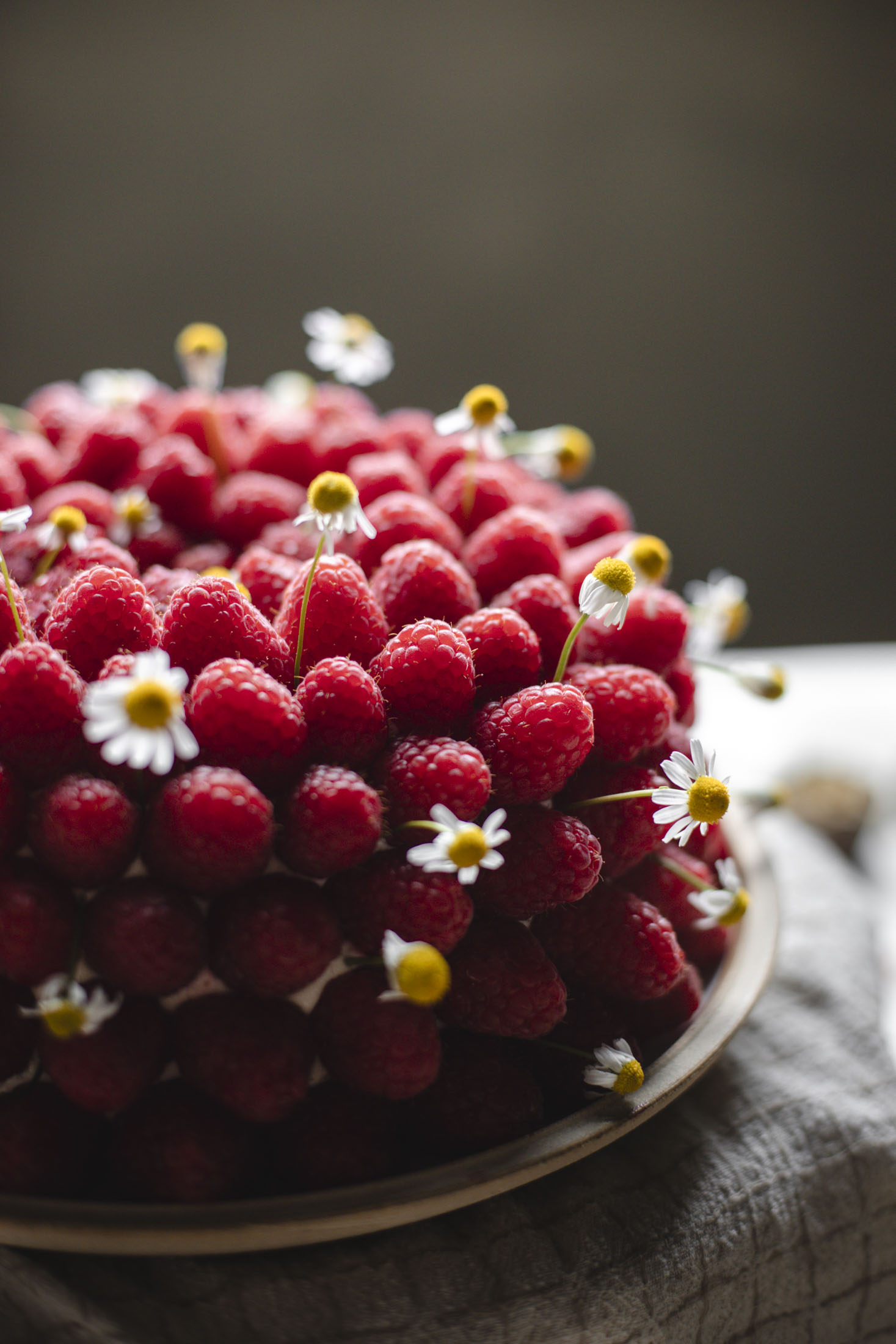 Raspberry Bundt Cake with Chamomile