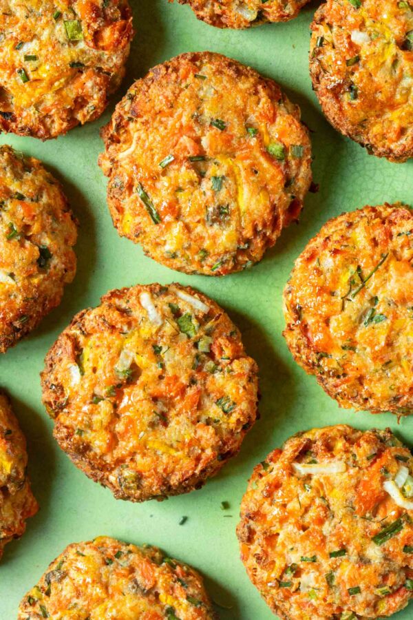 Healthy Salmon Patties with Creamy Lemon Herb Dip