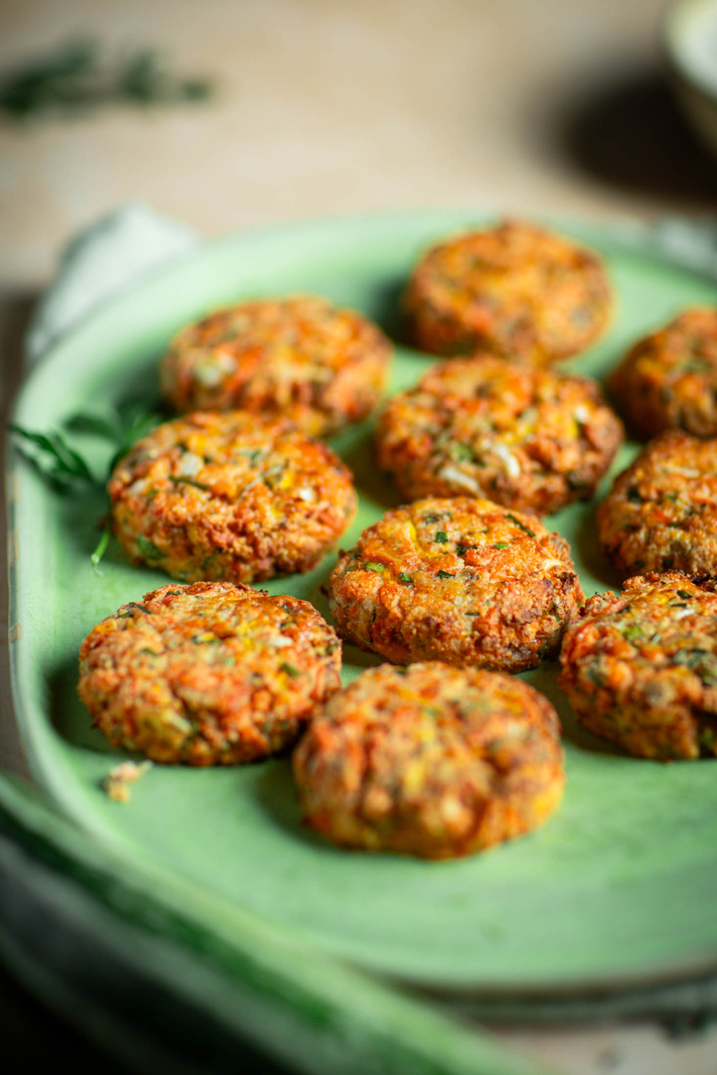 Healthy Salmon Patties with Creamy Lemon Herb Dip