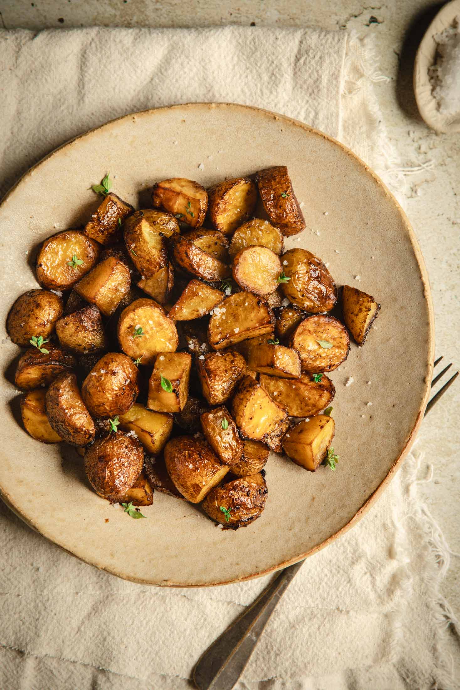Roast Potatoes with Maple Miso Butter