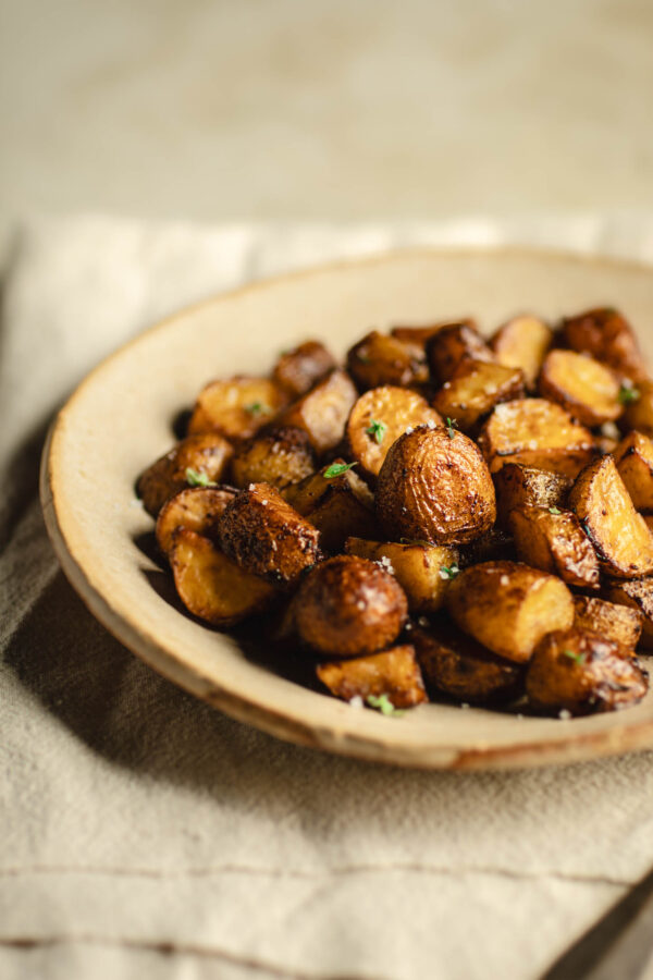 Roast Potatoes with Maple Miso Butter