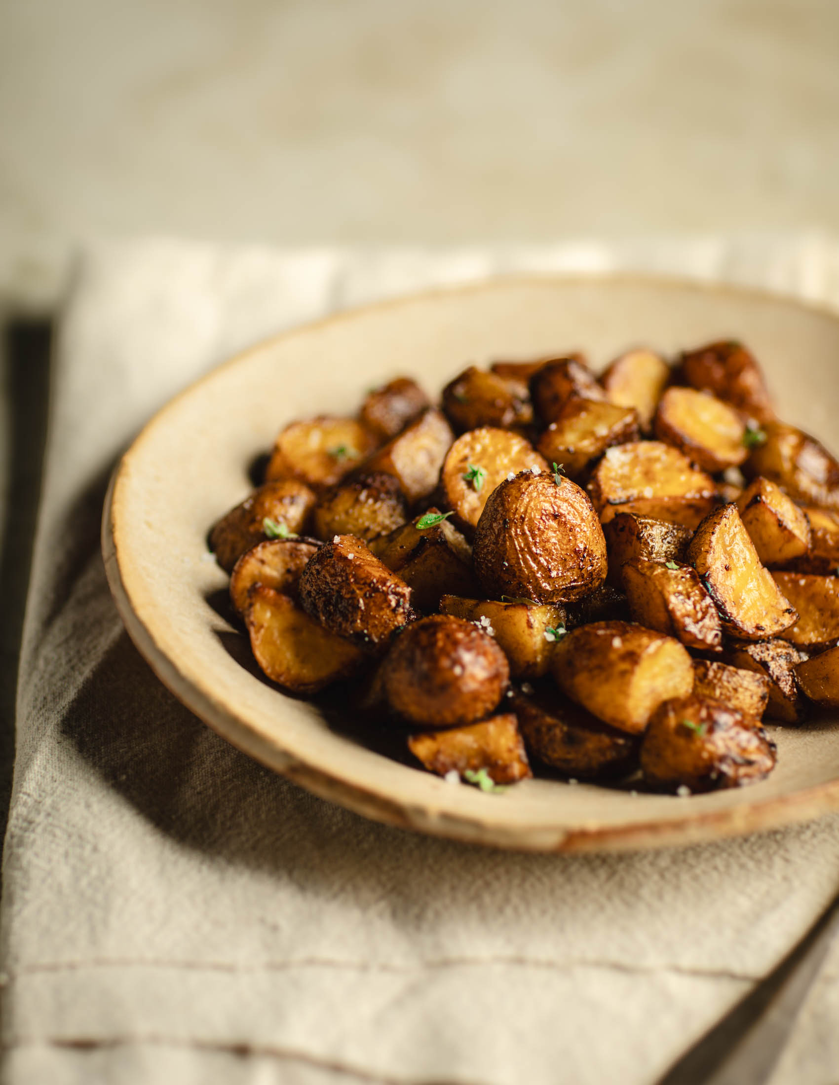 Roast Potatoes with Maple Miso Butter