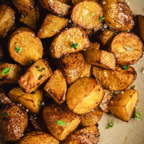 Roast Potatoes with Maple Miso Butter