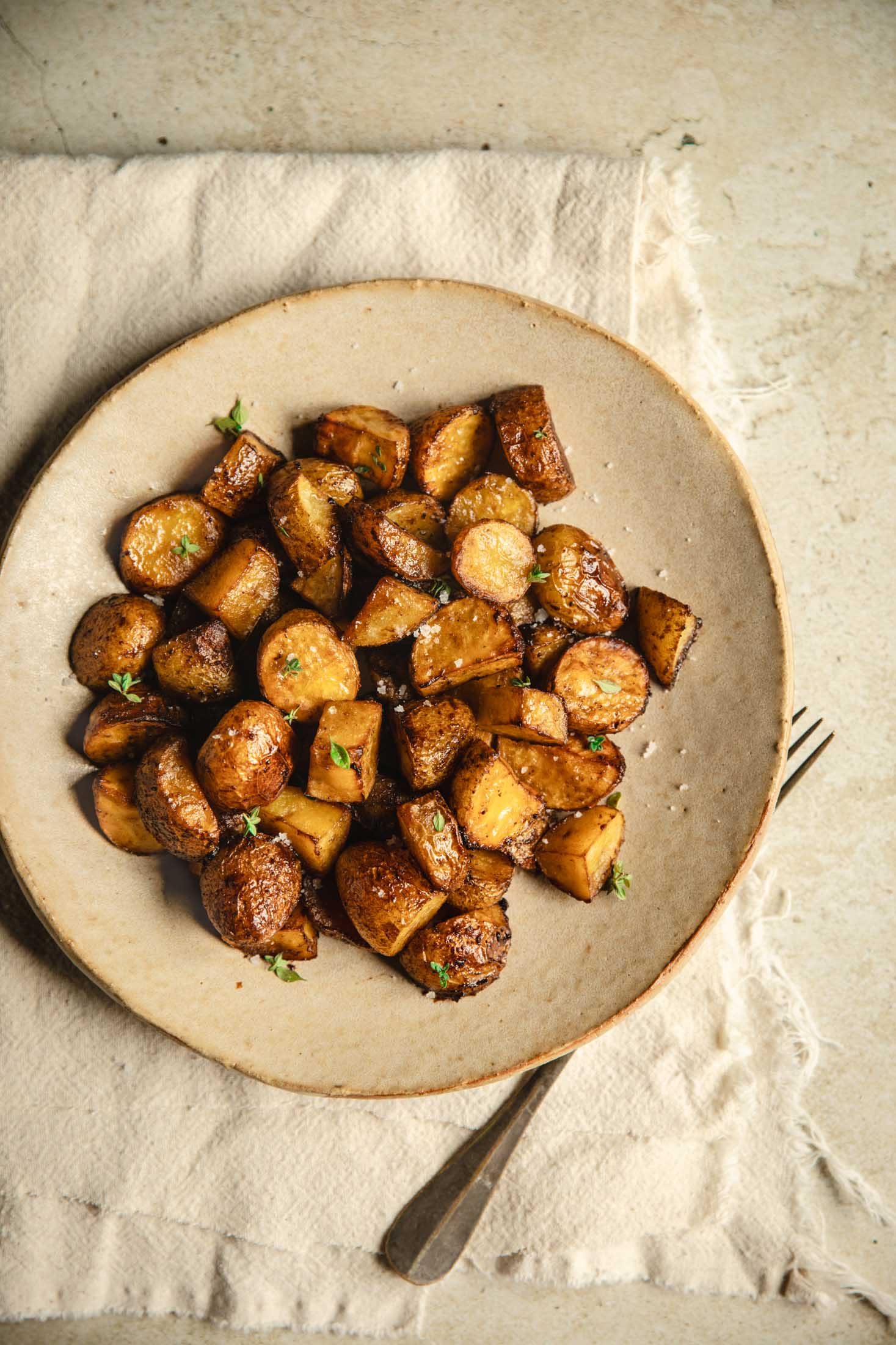 Roast Potatoes with Maple Miso Butter